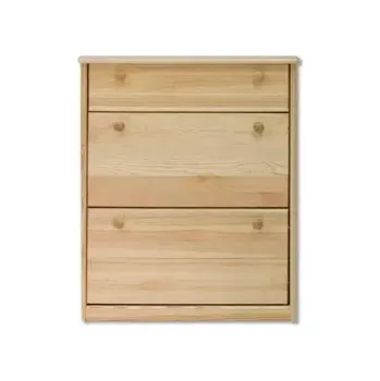 Dřevěný botník MB 82 borovice masiv