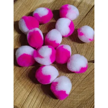 Bambulka Ø20 mm 10 ks barva růžová bílá