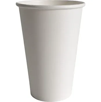 Jednorázové nádobí 1000 ks - Papírový kelímek bílý 330ml, průměr 80mm (0,3 L/10 oz)