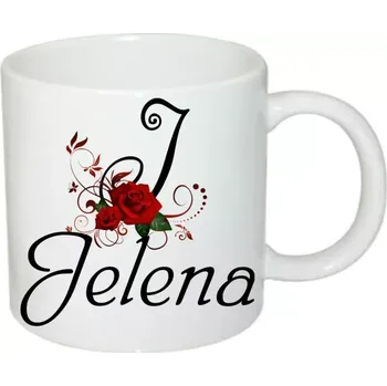 Jelena hrnek se jménem (hrneček s dámským jménem )