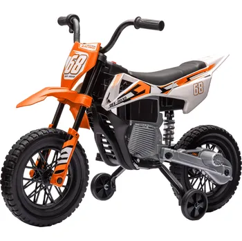 malá motorka AIYAPLAY dětská elektrická motorka oranžová
