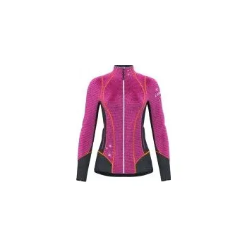 Dámská mikina Crazy Idea Pull Exit Extrafleece Woman pop XS; Růžová