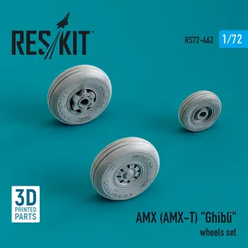 Plastikový model Reskit 1/72 AMX (AMX-T) 'Ghibli' wheels set