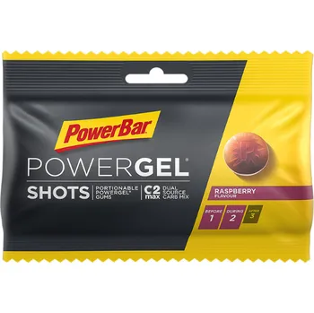 Energetické bonbóny POWER BAR Energize Sport Shots - Malina 60g