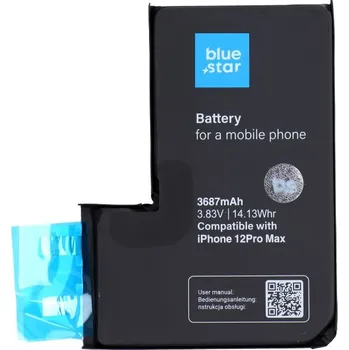 Baterie pro mobilní telefon Baterie bez BMS Apple Iphone 12 PRO MAX 3687 mAh Blue Star HQ