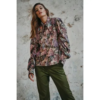 Dámská halenka Halenka Tova Pivot s květy luxusní Velikost: 36