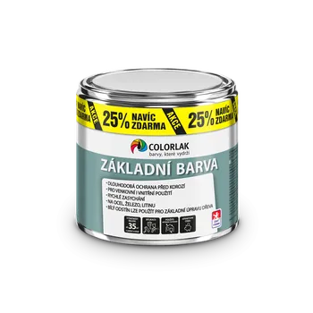 barva na kov COLORLAK základní barva S2000 2,5 l šedá