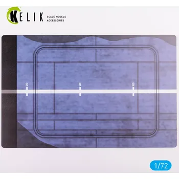 Plastikový model Reskit 1/72 HMS Indomitable Front Lift 1942 Base, 280x180