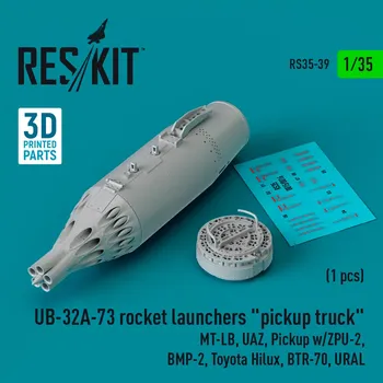Plastikový model Reskit 1/35 UB-32A-73 rocket launchers 'pickup truck'
