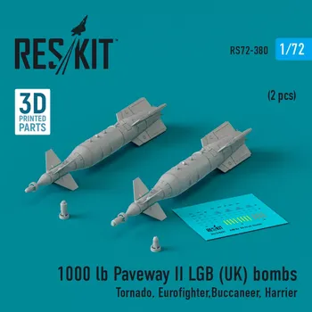 Plastikový model Reskit 1/72 1000 lb Paveway II LGB (UK) bombs (2 pcs.)
