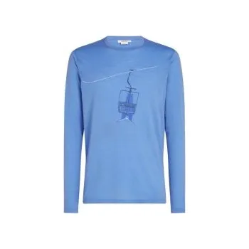 Icebreaker Mens 150 Tech Lite LS Tee Bear Lift, BAJA