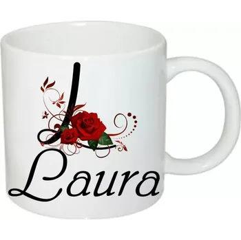 Laura hrnek se jménem (hrneček s dámským jménem )