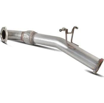 76mm/3 Turbo downpipe Scorpion pro Ford Focus MK2 ST 225 / MK2 RS stříbrná