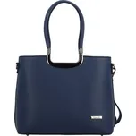 Dámská kabelka do ruky tmavě modrá - Delami Bella Rosa tmavě modrá