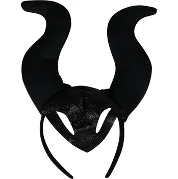Karnevalový kostým Rohy černé pro dospělé