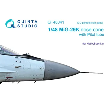 Plastikový model Quinta studio 1/48 MiG-29K corrected nose cone (HOBBYB)