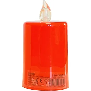 Bit Eurakles LED LC0001 hřbitovní svíčka 2xAA červená 438901,00