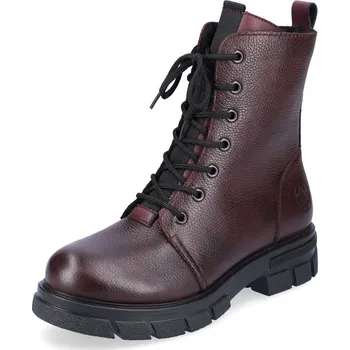 Dámská zimní obuv Dámská kotníková obuv zimní RIEKER DZ Z9116-35 kožená bordó 40