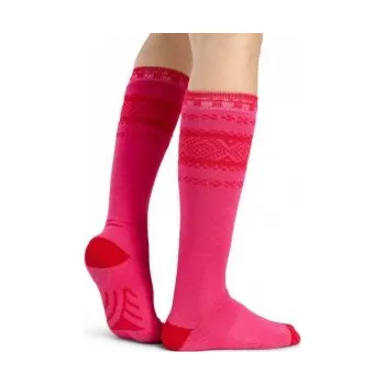 Dámské termo ponožky Dale Luxusní vlněné podkolenky Dale of Norway Cortina Knee růžové