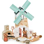Dřevěný větrný mlýn s myškami Tender Leaf Penny Windmill