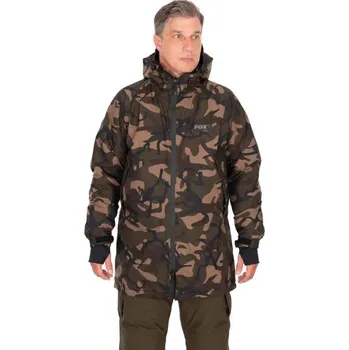 Rybářské oblečení Fox Bunda Camo Sherpa Tec 3/4 Jacket - 4XL