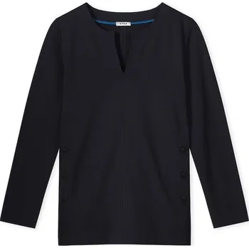 Dámská halenka Halenka Kyra Claude černá prodloužená Velikost: 34