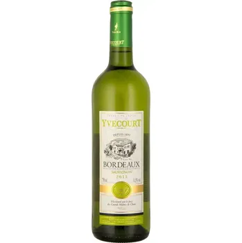 Víno Bordeaux A.O.C.Yvecourt Sauvignon Blanc Yvon Mau (víno bílé, suché )