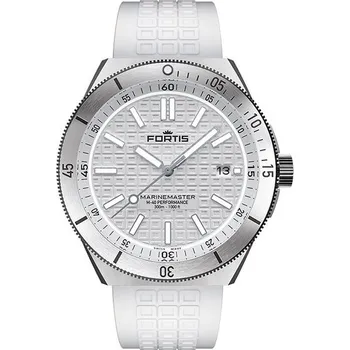Hodinky Fortis Marinemaster M-40 Snow White F8120009 + 5 let záruka a dárek ZDARMA