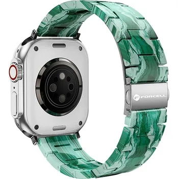 Řemínek na hodinky FORCELL F-DESIGN FA04 řemínek APPLE Watch 38 / 40 / 41 mm zelený