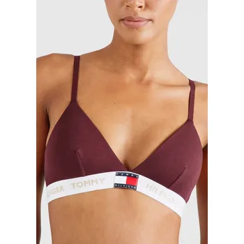 Dámská erotická podprsenka Dámská podprsenka Tommy Hilfiger UW0UW05651 L Bordó