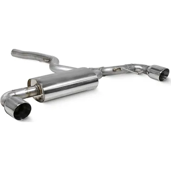 GPF-back výfuk Scorpion pro BMW 220I G42, s GPF Daytona stříbrná