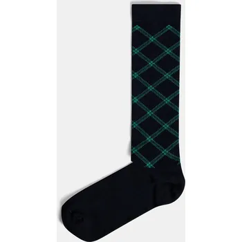Dámské ponožky J.Lindeberg W podkolenky Glenmuir - tmavě modro zelené: Dámské EU35-37
