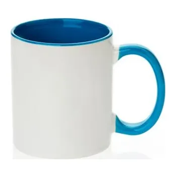 Hrnek combo - barevný vnitřek a ucho -svetle modry (SU-002-1V-svetlemodry)