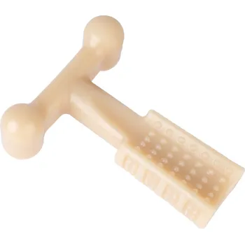 Hračka pro psa TIAKI žvýkací hračka ve tvaru T arašídové máslo 14,4x12x5cm pro psy