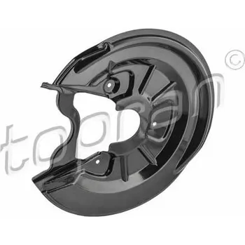 Brzdový kotouč Ochranný plech proti rozstřikování, brzdový kotouč TOPRAN 116 816