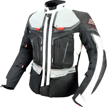 Moto bunda Spark Pánská textilní moto bunda NEVADA - Šedá - Velikost 4XL
