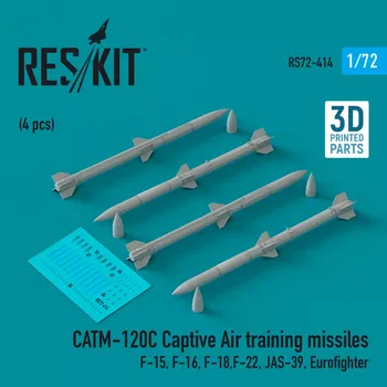 Plastikový model Reskit 1/72 CATM-120C Captive Air train.missiles (4 pcs.)