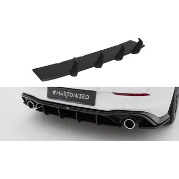 Nárazník Spoiler zadního nárazníku Street pro V.3 Volkswagen Golf GTI Mk8 černo červený