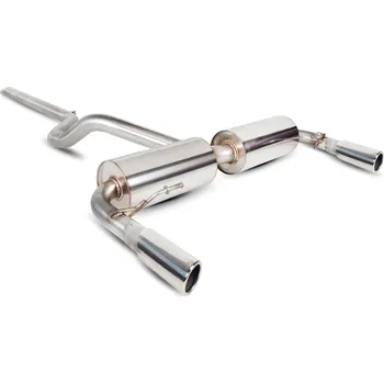 Non-resonated cat-back výfuk Scorpion pro Renault Clio MK3 197 Sport 2,0 16v Imola stříbrná