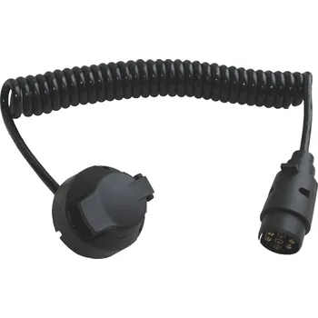 Tanatech Spirálový prodlužovací kabel 12V 7-pól. vidlice a 7-pól. zásuvka
