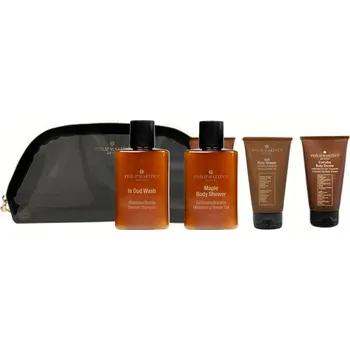 Kosmetická taška PHILIP MARTIN'S - Cestovní kosmetická sada (sprchové gely)