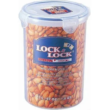 Dóza na potraviny dóza 1,80l LOCK HPL933D kulatá, d11,6x18,6cm, plast