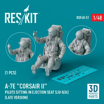 Plastikový model Reskit 1/48 A-7E 'Corsair II' pilot sitting in eject.seat