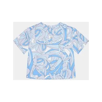 Pánská móda Guess T-Shirt J4GI12 K6YW3 Modrá Regular Fit 8Y