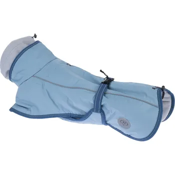Obleček pro psa Nomad Tales Bloom kabát pro psy nebesky modrý, délka zad cca 45cm pro psy