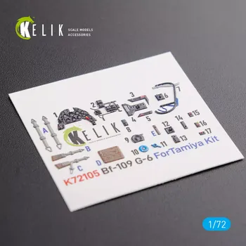 Plastikový model Reskit 1/72 BF109 G-6 Interior 3D (TAM)