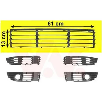 Nárazník Větrací mřížka, nárazník VAN WEZEL 5837590