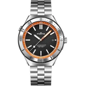 Hodinky Fortis Marinemaster M-44 Amber Orange COSC F8120014 + 5 let záruka a dárek ZDARMA