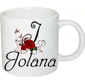 Jolana hrnek se jménem (hrneček s dámským jménem )