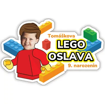 Party nádobí Personal Personalizovaná podložka pod tanier - Lego